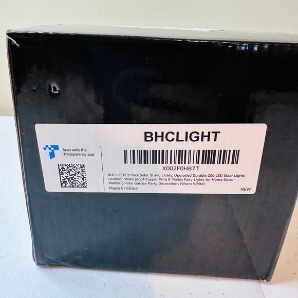 Solar String Lights Outdoor 2-Pack 80FT 200 LED Warm White Outdoor Lights - Picture 10 of 11